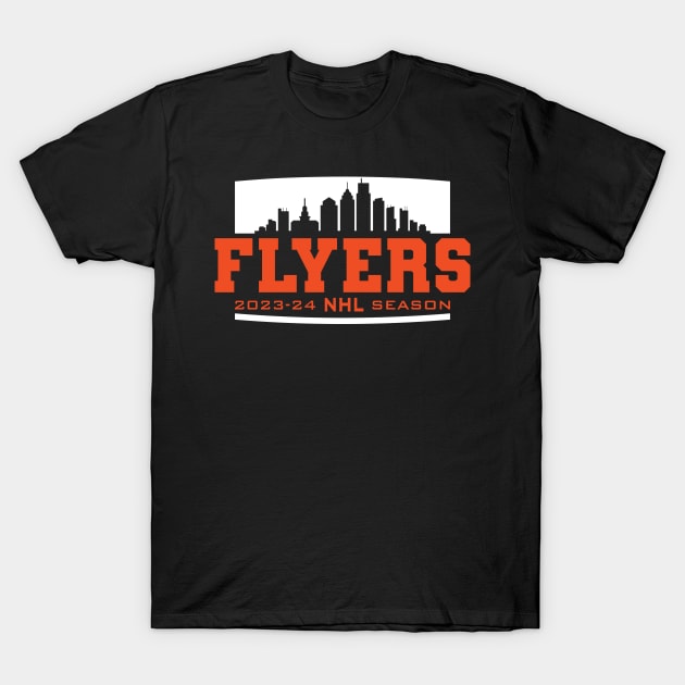 Flyers Hockey 2023-24 T-Shirt by Nagorniak